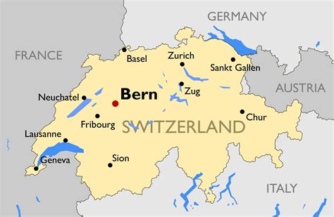 mapa suiça